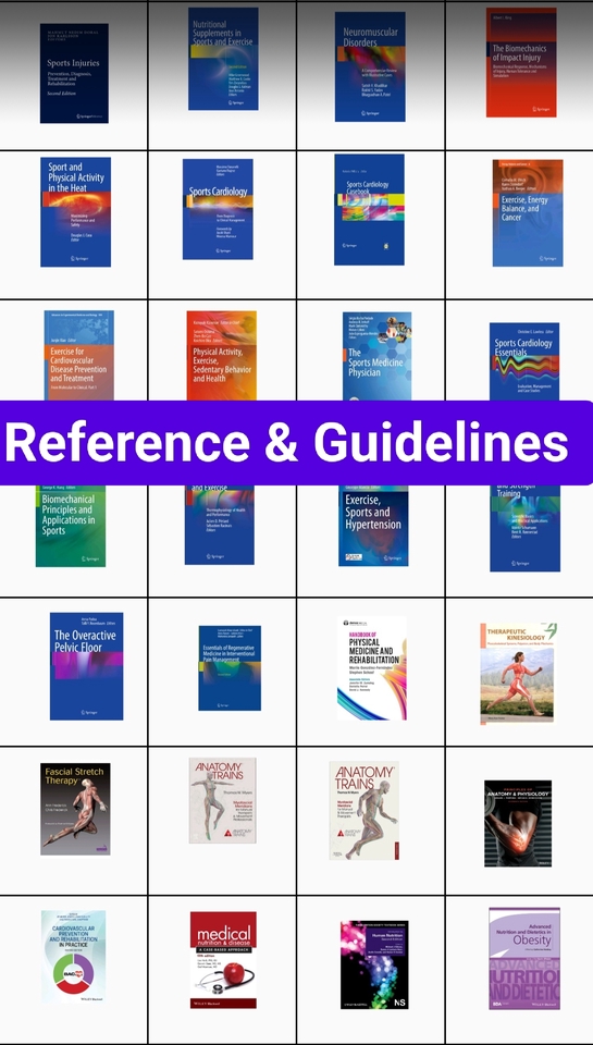 หาเทรนเนอร์ส่วนตัว ฟิตเนส เทรนลดน้ำหนักออนไลน์  หนังสืออ้างอิงสำหรับเทรนเนอร์