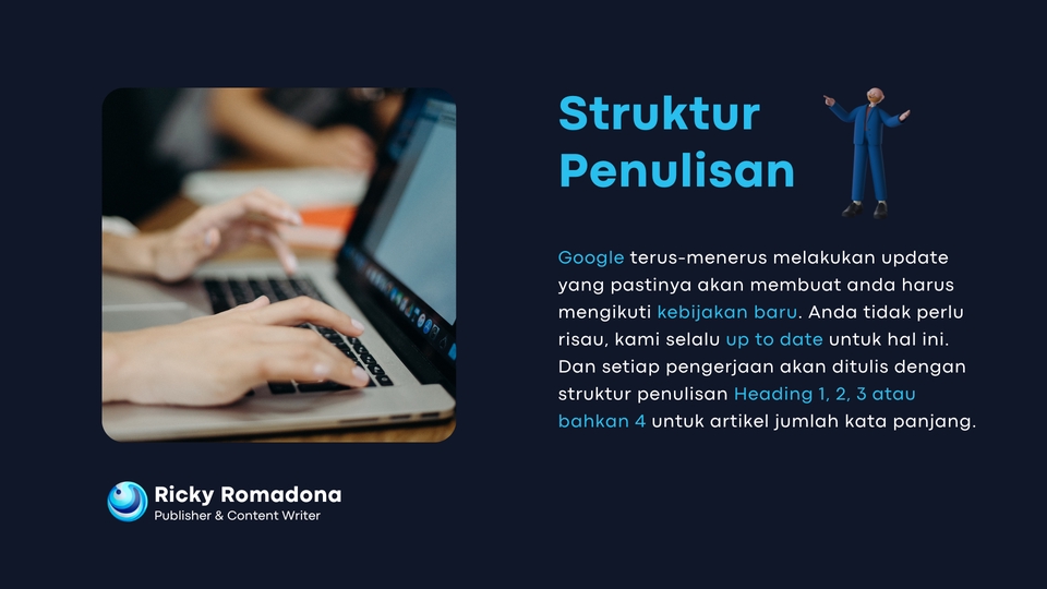Jasa penulis konten profesional, penulis artikel, jasa tulis artikel, jasa pembuatan artikel, penulisan konten, copywriter freelance.