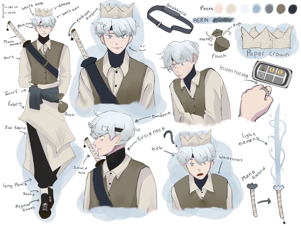 Jasa desain karakter vtuber, karakter fantasi, desain karakter game, jasa buat karakter vtuber, jasa pembuatan karakter vtuber, karakter monster.