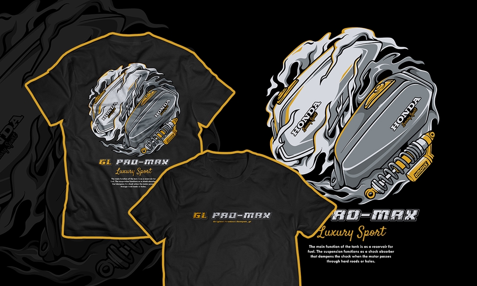 Desain Kaos & Motif - Custom Design Illustration (T-Shirt Design) - 15