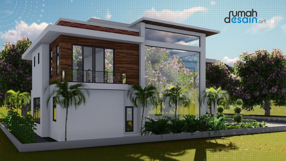 3D & Perspektif - Desain Rumah Modern Minimalis, Cafe, Villa, Restoran. Selesai 1 hari - 25