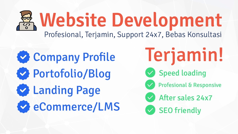 Jasa Pembuatan Website Ecommerce dan Toko Online - Pembuatan Website Company Profile, Portofolio, eCommerce, LMS, Blog, Landing Page Profesional