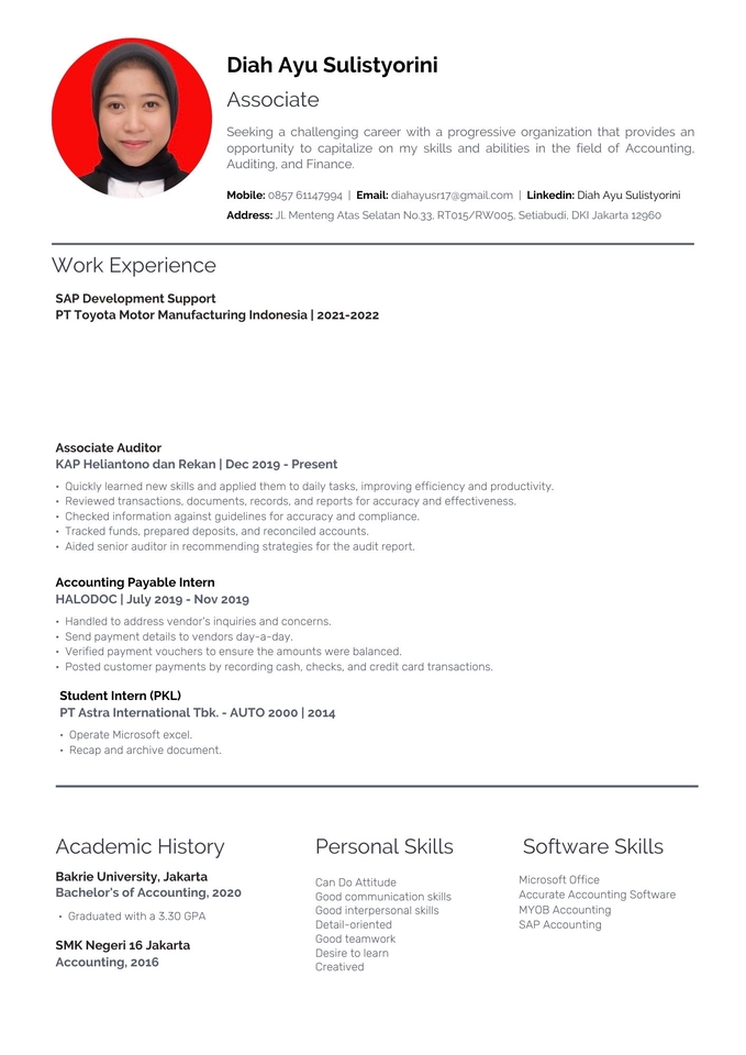 Portfolio & Resume - Desain CV / Portofolio / Lamaran kerja - 3
