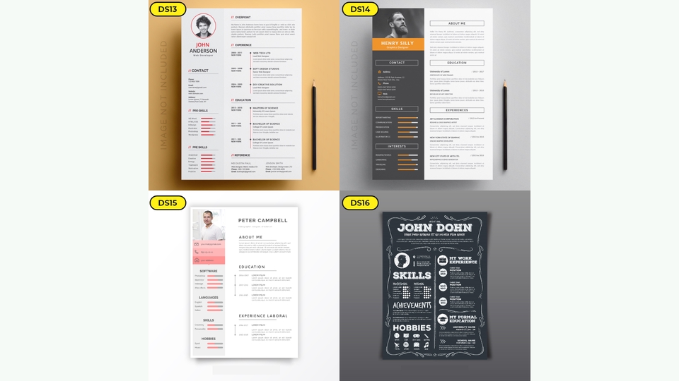 Portfolio & Resume - Desain Resume / CV Kreatif, Unik, Minimalis Dan Profesional (1 Hari Jadi) - 4