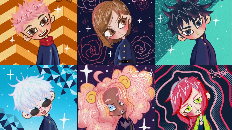 วาดภาพการ์ตูน - Your character here (YCH เอียงคอ) - 1