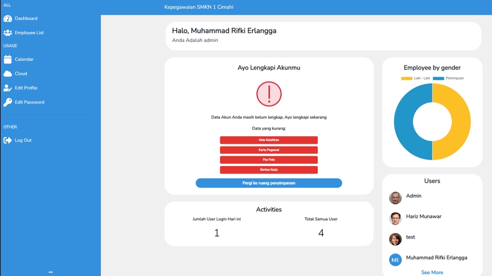 Web Development - Pembuatan Aplikasi Website (Vue / React , Laravel /  Python / Golang / Node js)  - 1