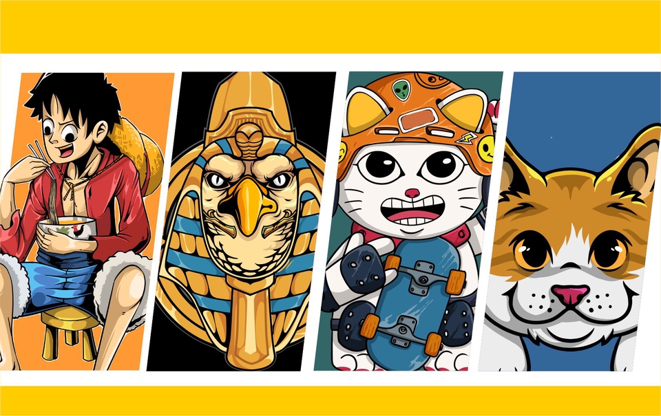 Desain Karakter - Design Karakter Illustrasi ,Maskot , Kartun ,Logo Illustrasi dan Sport - 4