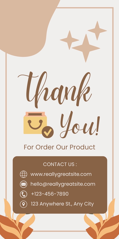 Jasa Desain Kartu Ucapan Terima Kasih dengan desain elegan dan modern.