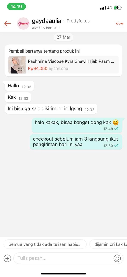 Jasa admin online shop Instagram: balas chat, kelola pesanan, update produk. Harga terjangkau.