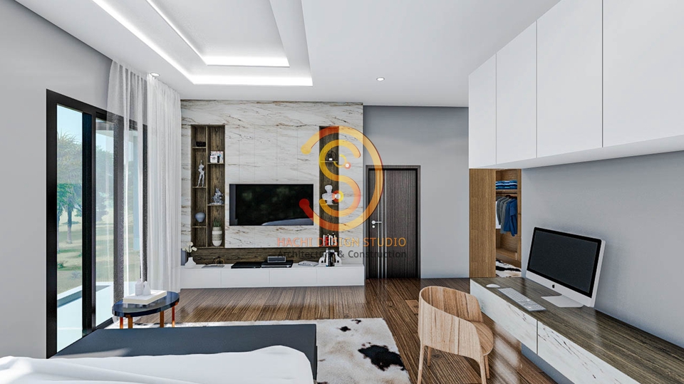 รับออกแบบตกแต่งภายในบ้าน สไตล์โมเดิร์น สวยหรู ดูแพง