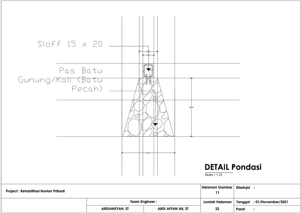 CAD Drawing - Jasa Gambar Autocad 2D & Drafter & IMB/PBG - 14