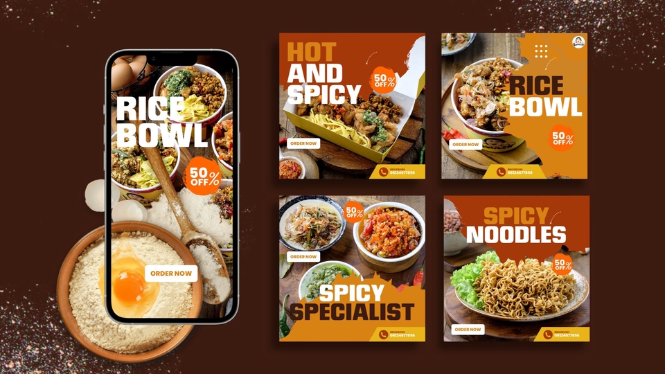 Banner Online - Desain konten feeds instagram iklan untuk digital marketing - 1