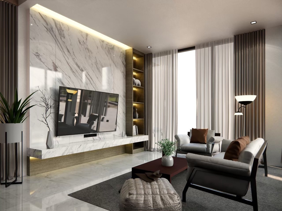 ออกแบบตกแต่งภายในและภายนอก - INTERIOR รับออกแบบตกแต่งภายใน บ้าน คอนโด รีโนเวท 3D Perspective - 12