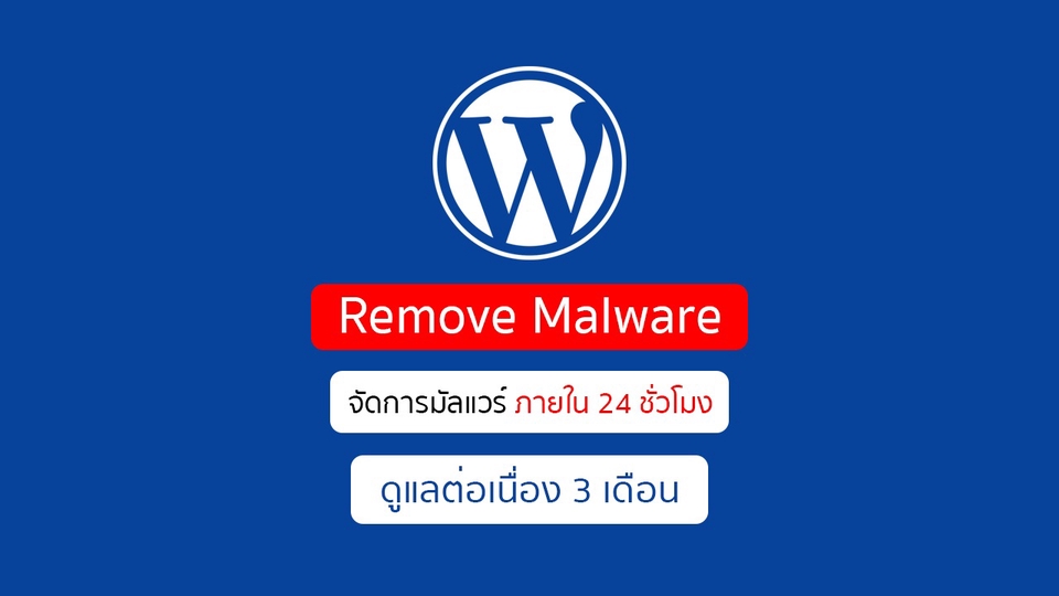 IT Solution และ Support - แก้เว็บโดนแฮก Wordpress โดนแฮก โดน Malware เข้าเว็บไม่ได้ - 1