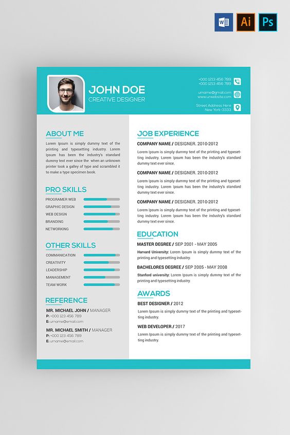 Portfolio & Resume - DESAIN CV PROFESSIONAL - 24 JAM JADI - 3