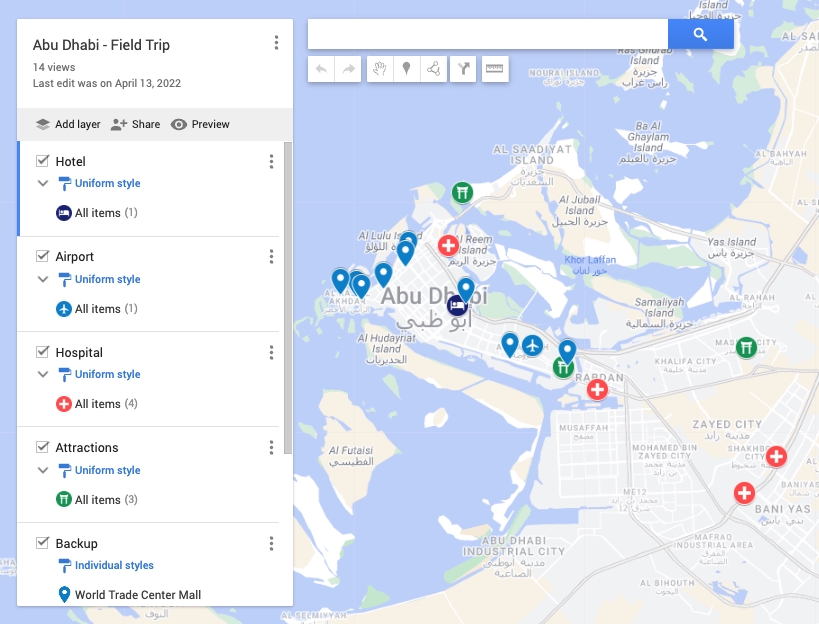 อื่นๆ - Google My Maps - 2