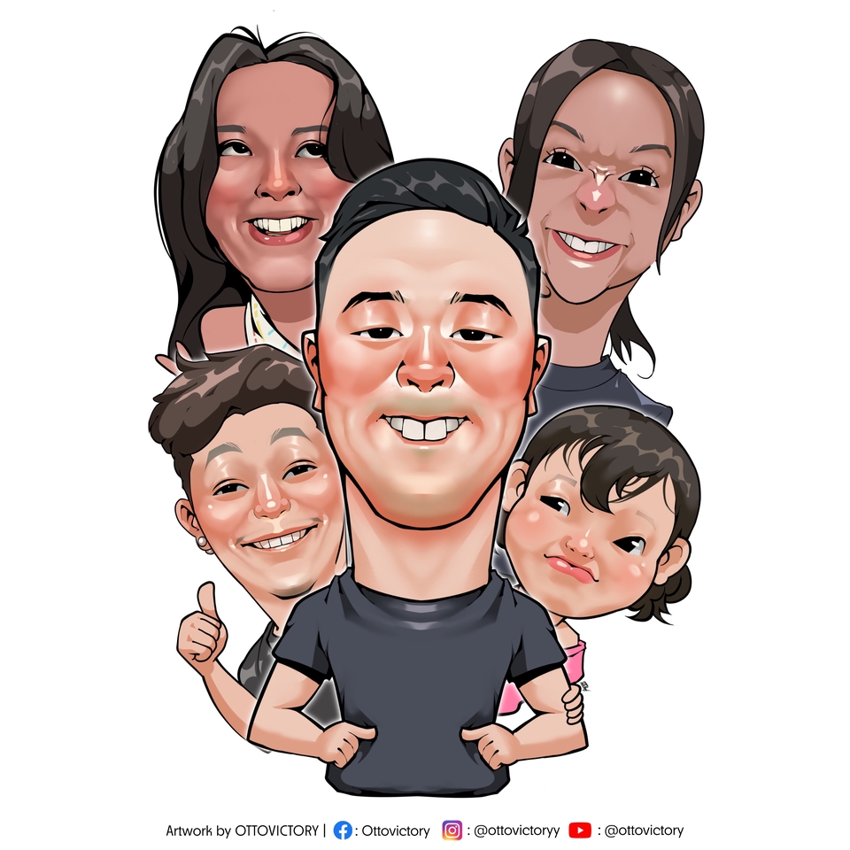 วาดภาพล้อเลียน - ภาพล้อเลียนแบบการ์ตูน - 20