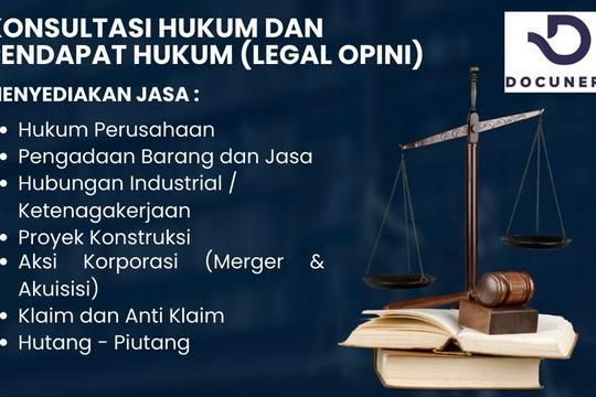 Jasa Review Kontrak atau Perjanjian Hukum - Konsultasi, Pendapat Hukum dan Pembuatan Somasi, Gugatan/Jawaban/Replik/Duplik Pidana, Perdata & PHI
