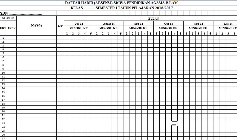 Entri Data - Entri Data Microsoft Excel - 6