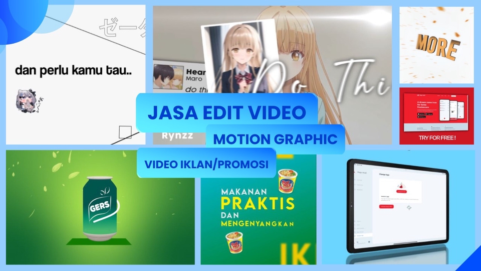 Jasa Pembuatan Motion Graphic & Animasi Explainer - JASA EDIT VIDEO DENGAN STYLE MOGRAPH