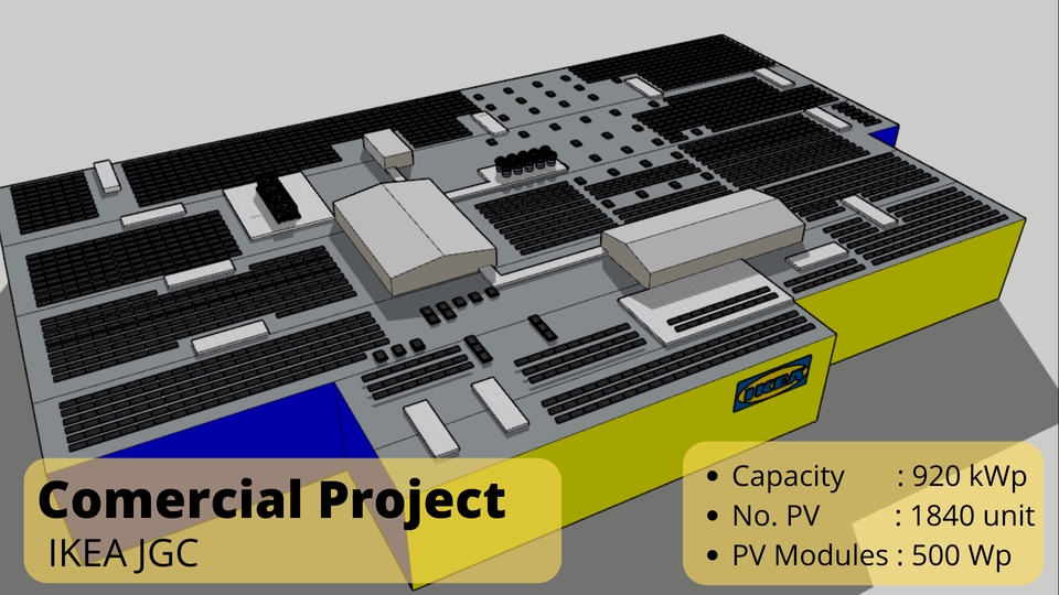 3D & Perspektif - Solar/ PV/ PLTS Design 3D with PVSyst Report Analysis - 1