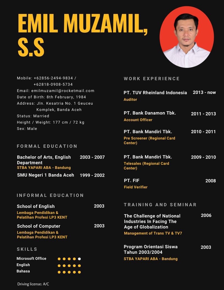 Portfolio & Resume - Aya's CV Designer - 2