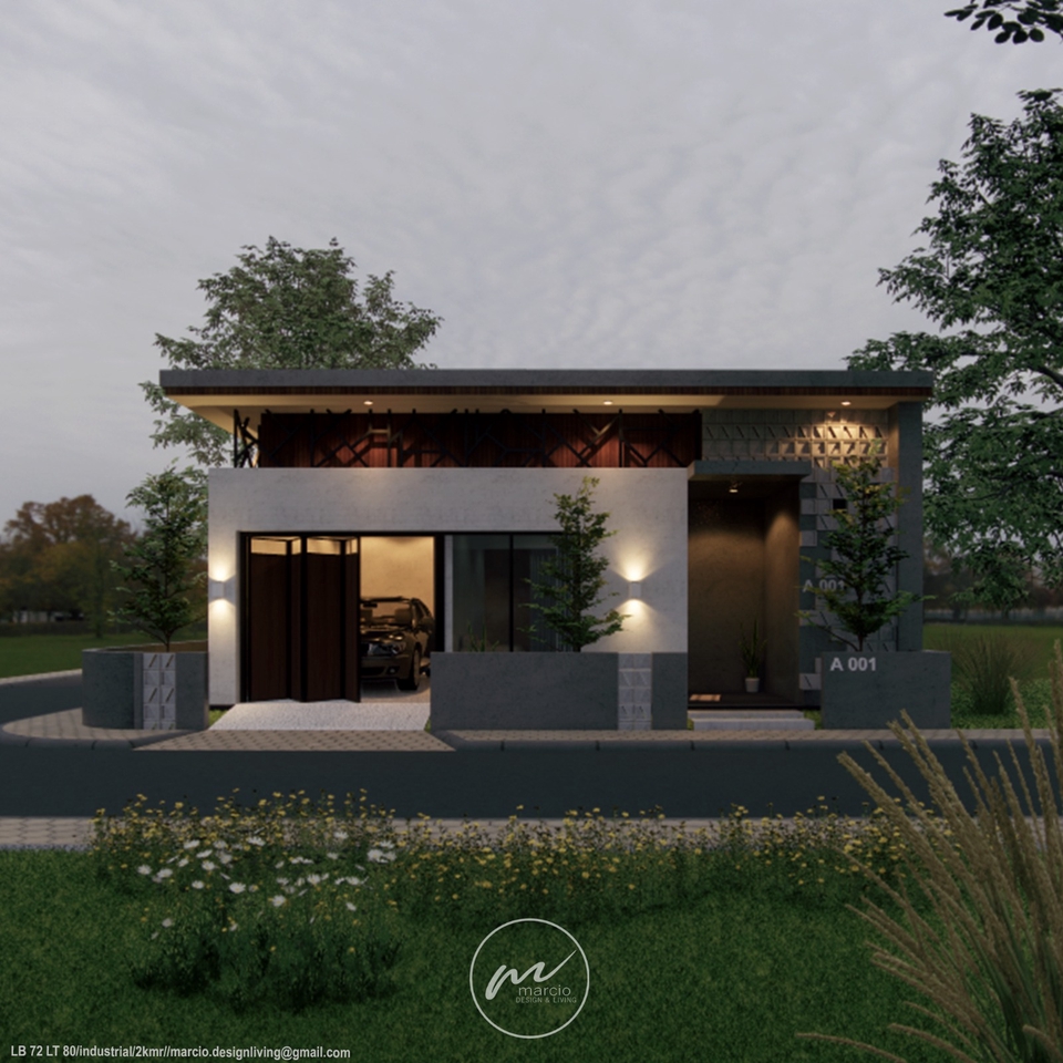 Desain Rumah Minimalis Modern 3D dengan Interior dan Eksterior yang Elegan - Jasa Desain Rumah 3D di Indonesia
