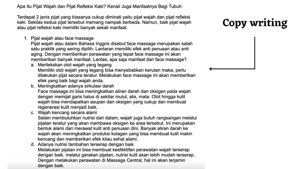 Penulisan Konten - Jasa Penulis Artikel SEO, Copy Writing, Opini dan Puisi - 3