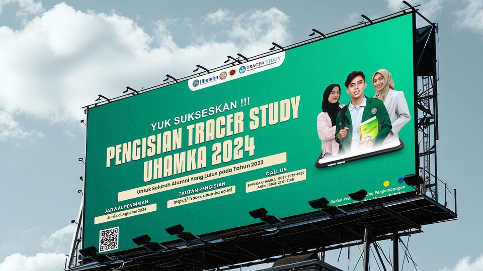 Jasa desain spanduk untuk  Tracer Study UHAMKA 2024, desain spanduk online, desain spanduk  kreatif, desain spanduk  toko, desain spanduk cafe, jasa pembuatan spanduk, harga desain spanduk,  harga jasa desain spanduk.