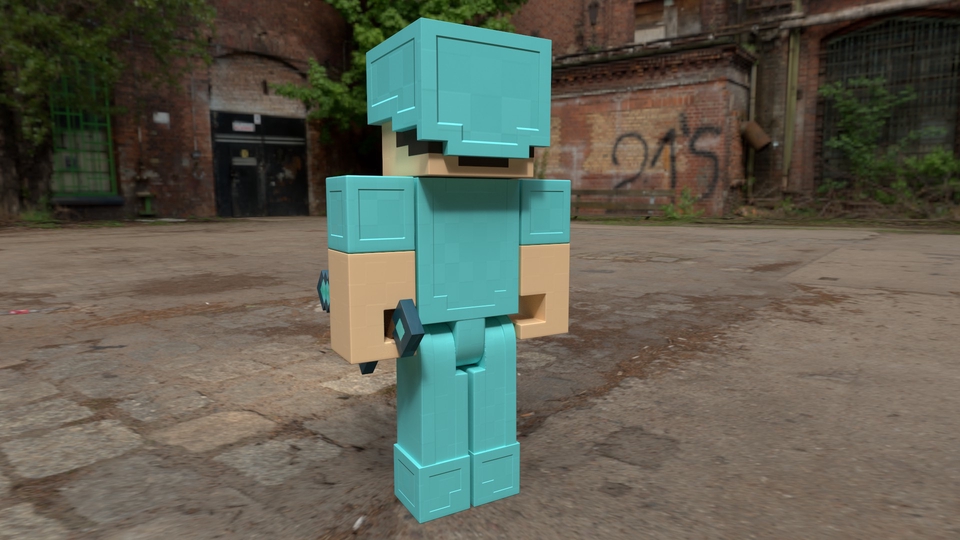 ทำโมเดล 3D - 3D Model และ Texture - 31