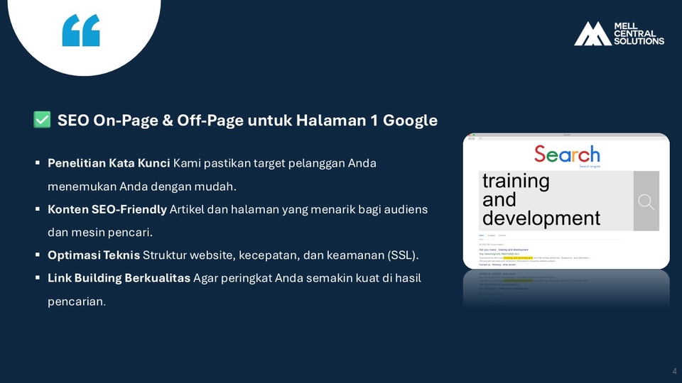 Jasa Pembuatan Website Profesional dan Pengembangan Website  untuk Meningkatkan Performa Website Anda di Google