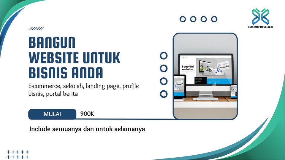 Web Development - Jasa Pembuatan Website Termurah Tercepat dan Terpercaya  build dengan Wordpress - 1
