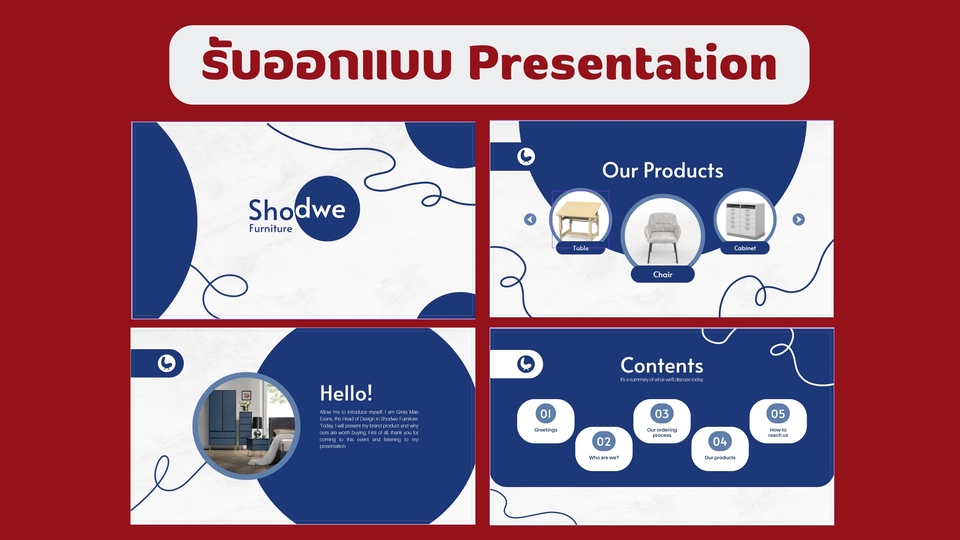 พิมพ์งาน และคีย์ข้อมูล - รับพิมพ์ทุกอย่าง / รับออกแบบ Presentation/แก้ไข PDF ครบวงจร (ไม่รับงานสีเทา) - 7