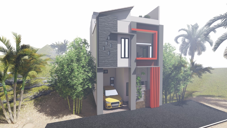 3D & Perspektif - JASA DESAIN RUMAH 2d Dan 3D - 6