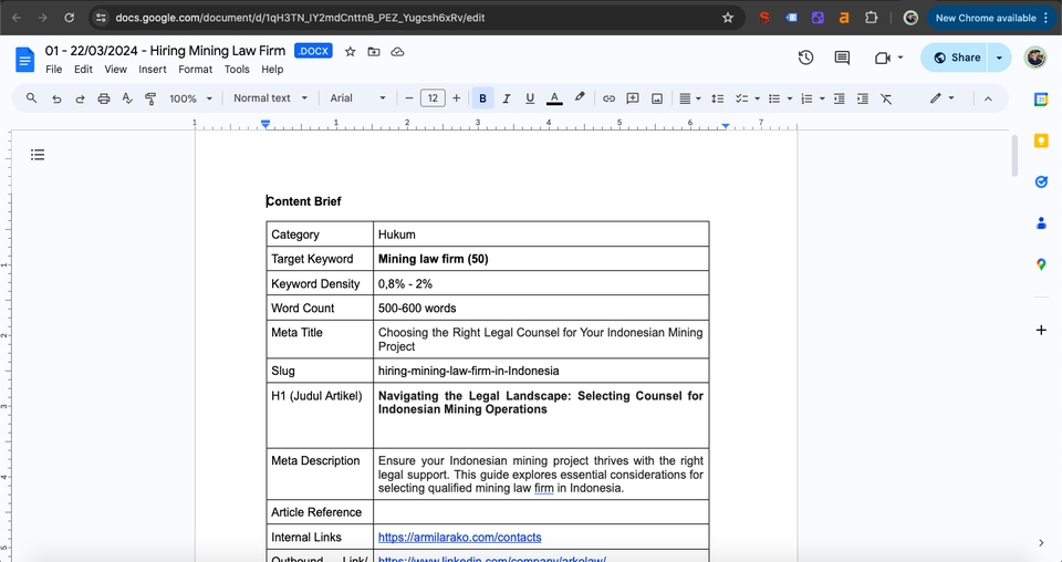 Jasa Penulis Artikel SEO Indonesia: Panduan Memilih Firma Hukum Pertambangan untuk Operasional Pertambangan Anda