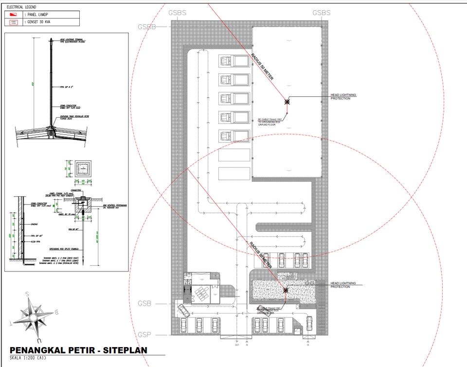 Jasa drafter autocad freelance untuk pembuatan siteplan denah bangunan.