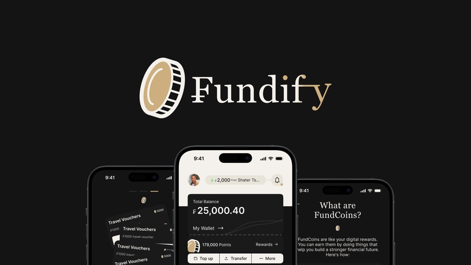 รับออกแบบแอพพลิเคชั่น Fundify ออกแบบ UI UX บนโทรศัพท์มือถือ ออกแบบเว็บไซต์
