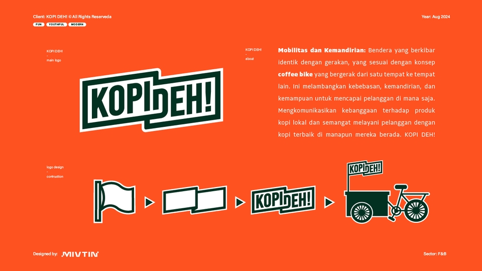 desain logo starling kopi keliling yang sedang viral