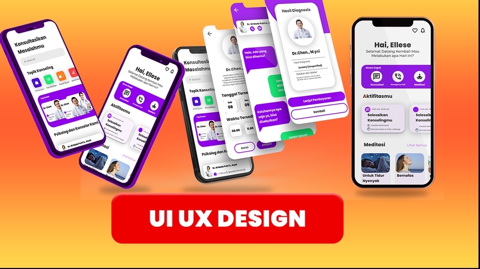 UI & UX Design - ubah desain ui anda termasuk juga layanan penelitian UX - 1