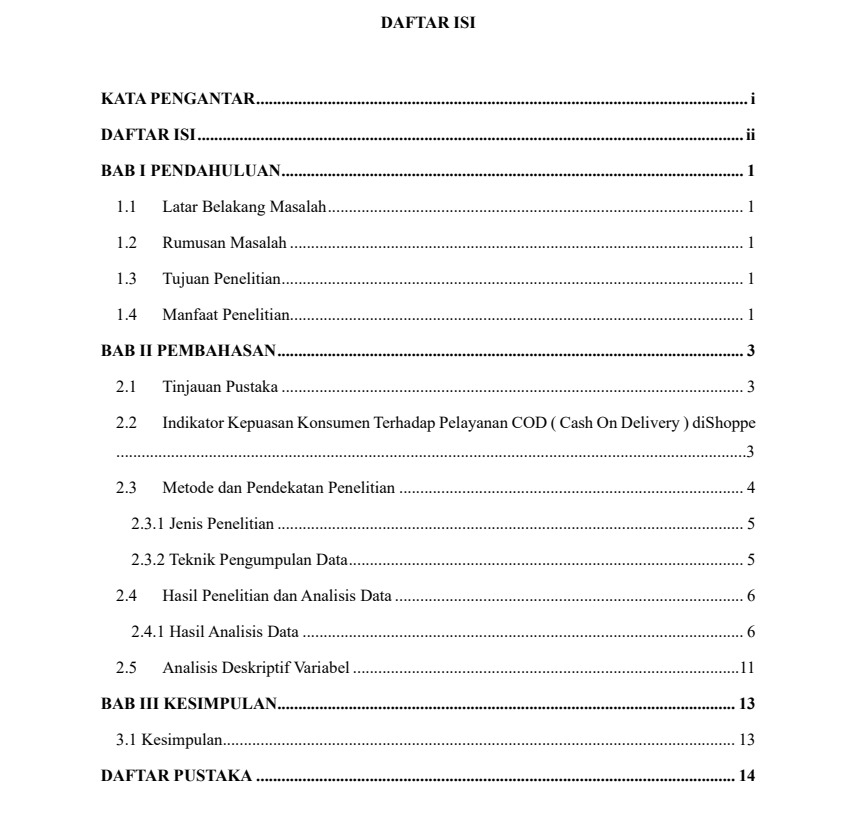 Pengetikan Umum - Tugas/Makalah (Pengetikan, Pembuatan dan Edit, Selesai max 3 hari) - 2