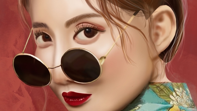 วาดภาพเหมือน Portrait - ภาพเหมือนรูปคน Digital Painting - 1