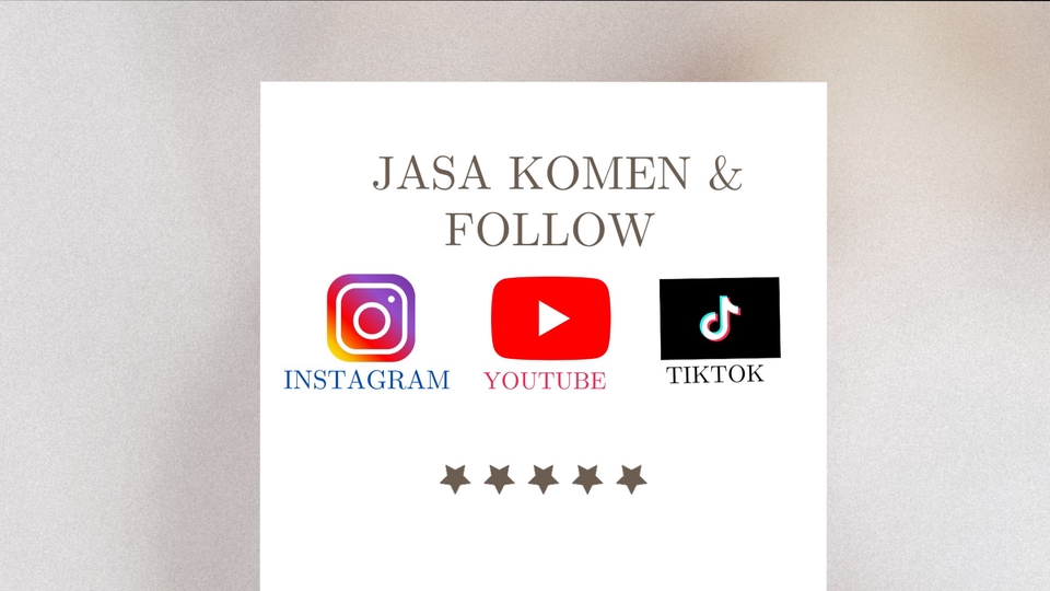 Jasa Tambah Followers, Likes & Komen Instagram Tertarget dan Terpercaya - Jasa Komen dan Follow Instagram, Tiktok, dan Youtube