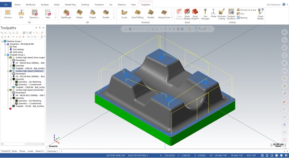 3D & Perspektif - Desain CAD 2D & 3D Modelling, Program CNC - 4