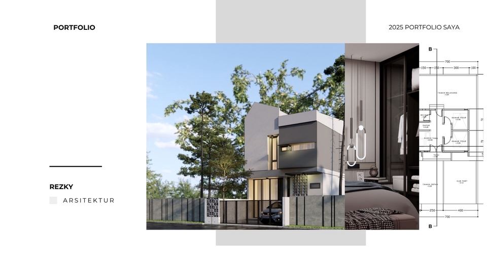 Jasa drafter autocad murah, gambar desain rumah minimalis modern 3D dengan autocad, jasa arsitek, drafter freelance.