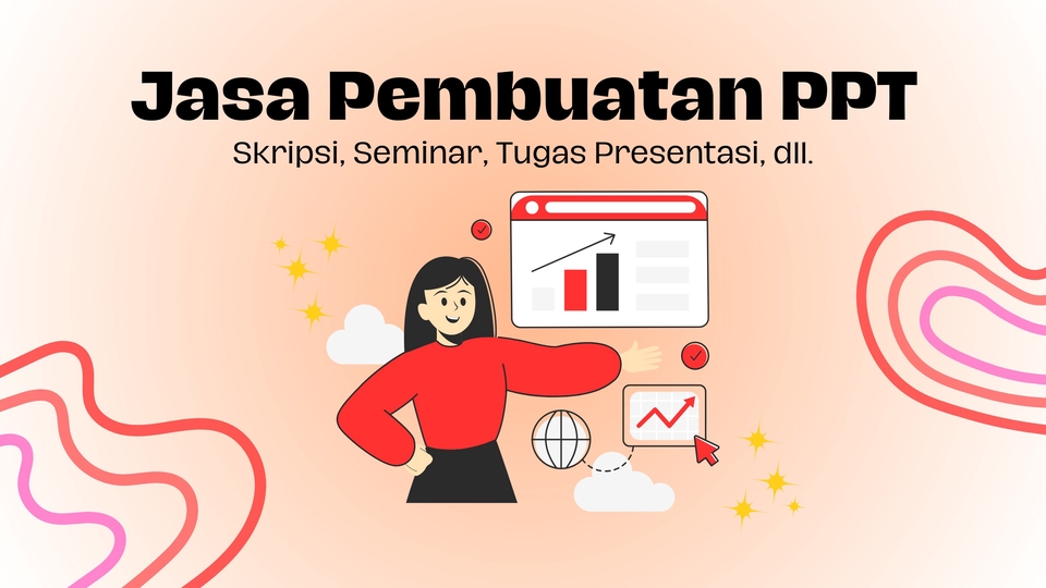 Jasa pembuatan presentasi powerpoint, desain slide presentasi untuk skripsi, seminar, dan tugas presentasi lainnya.