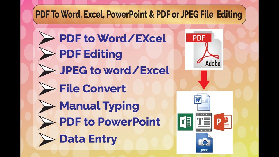 PENGETIKAN ULANG/ONLINE TYPING (JPG/PDF TO WORD/EXCEL)