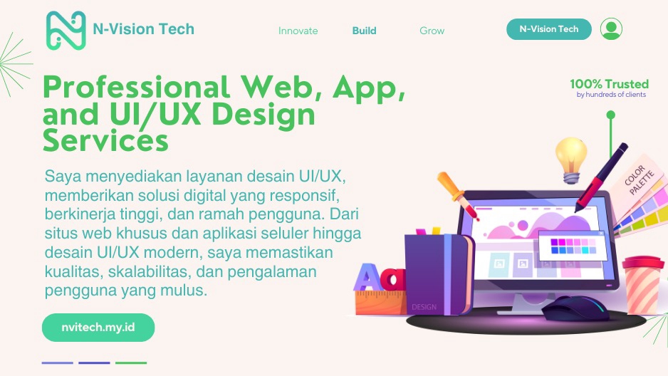 Jasa Web Design / Desain Website Profesional - Jasa Pembuatan Desain Web & UI/UX Design – NViTech