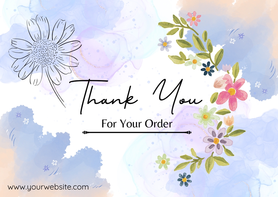 Digital Printing - Small Business desain Thank You Card, Birthday Card, dan Hang Tag - 2