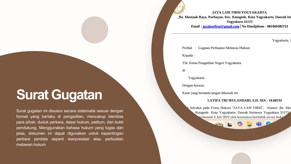 Hukum - Jasa Penulisan & Editing Dokumen Hukum – Surat Kuasa, Perjanjian, dll - 4
