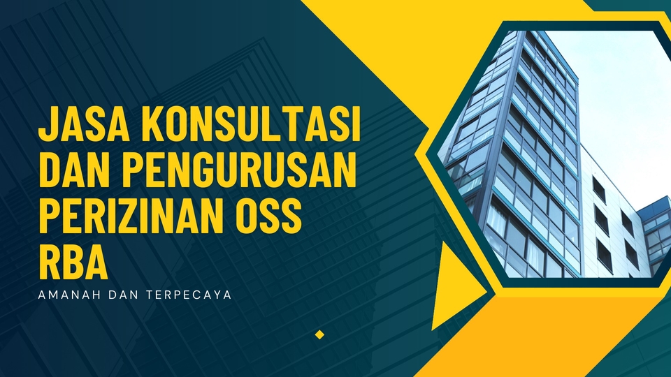 Jasa Lainnya - JASA KONSULTASI DAN PENGURUSAN PERIZINAN OSS RBA - 1